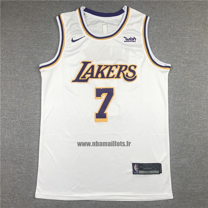 Maillot Los Angeles Lakers Carmelo Anthony NO 7 Association 2021 Blanc